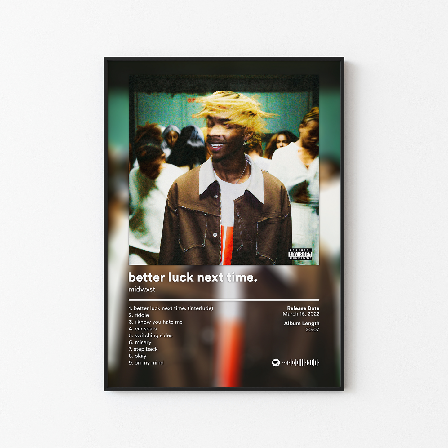 midwxst better luck next time Album Poster