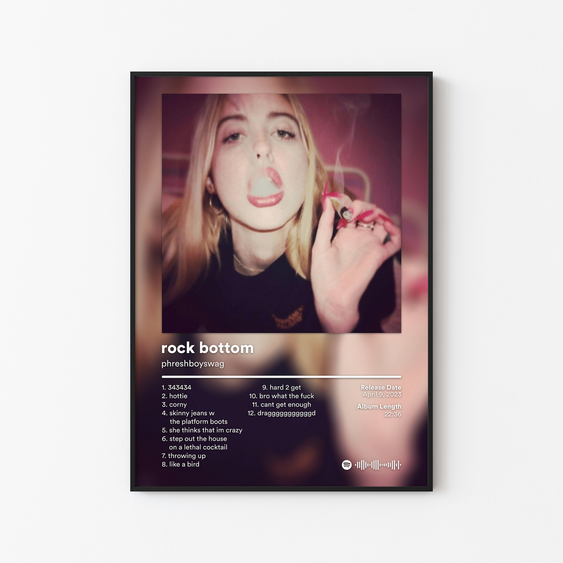 phreshboyswag rock bottom Album Poster