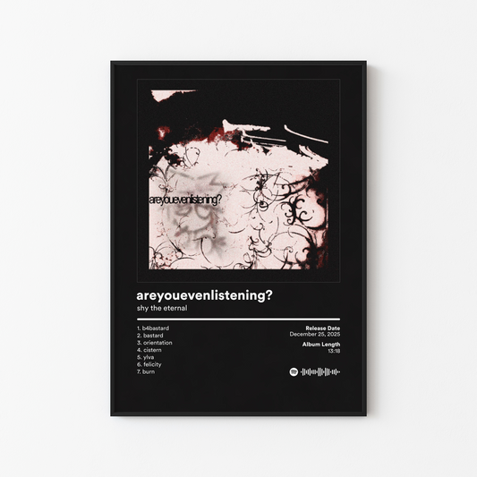 shy the eternal are you even listening Album Poster