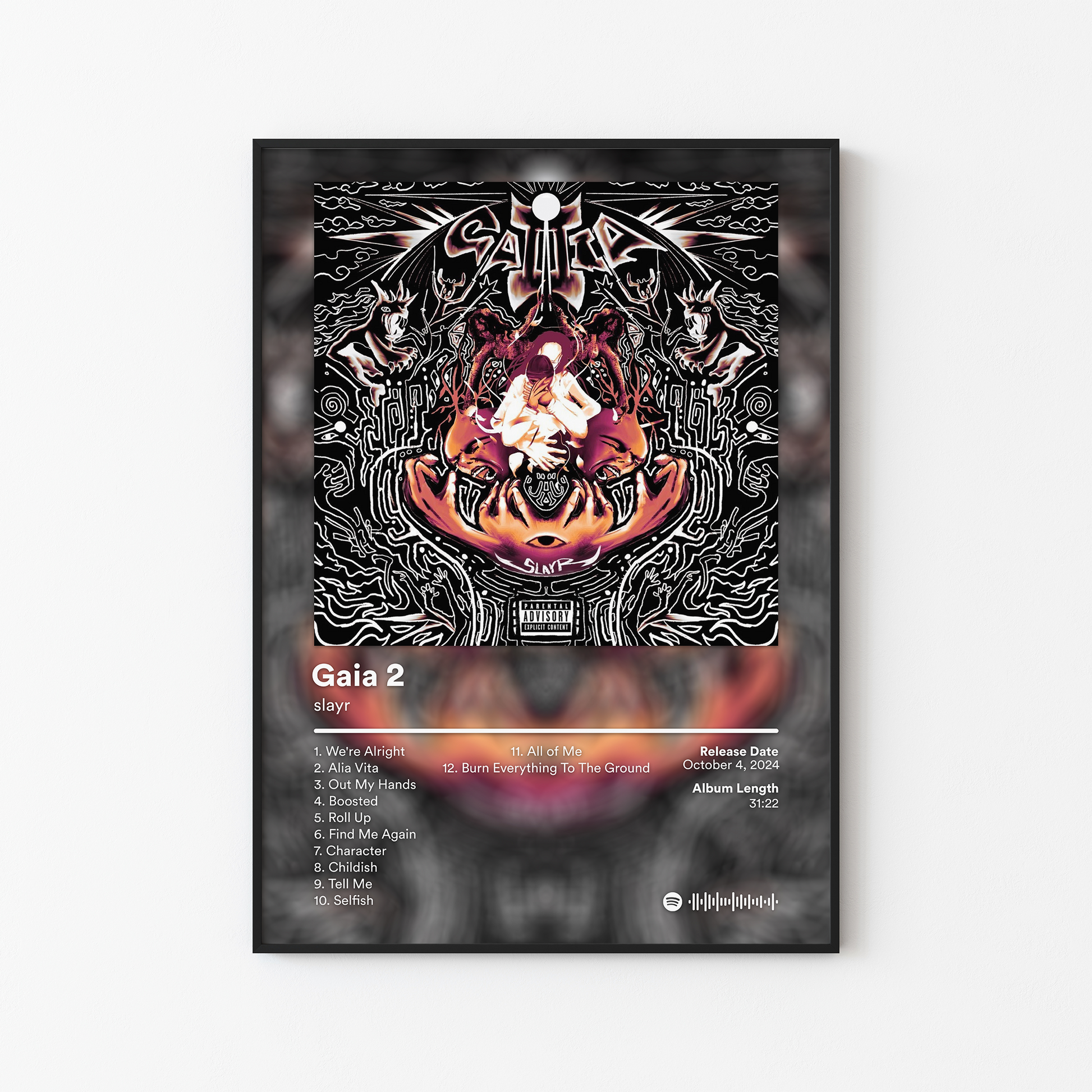 slayr Gaia 2 Album Poster