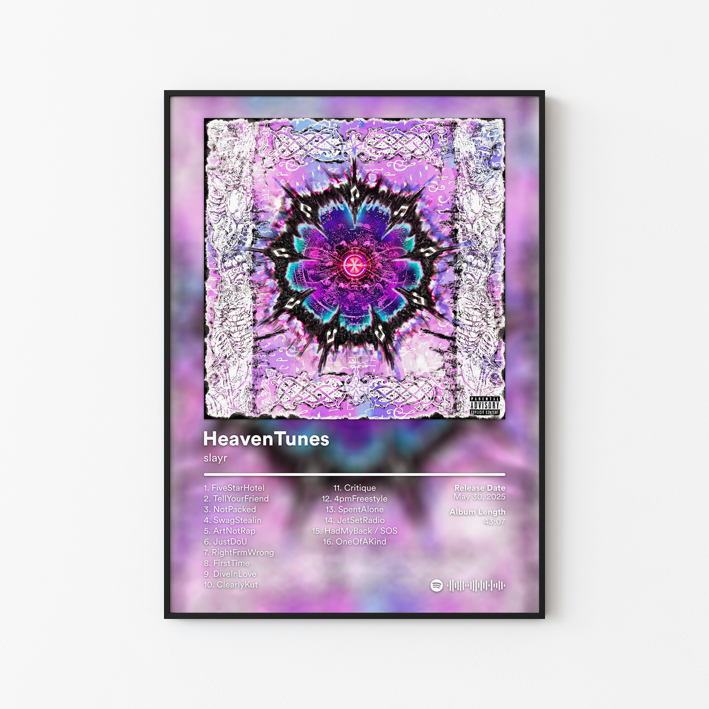 slayr HeavenTunes Album Poster