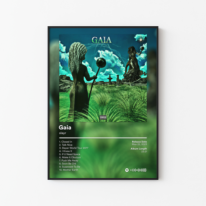 slayr Gaia Album Poster