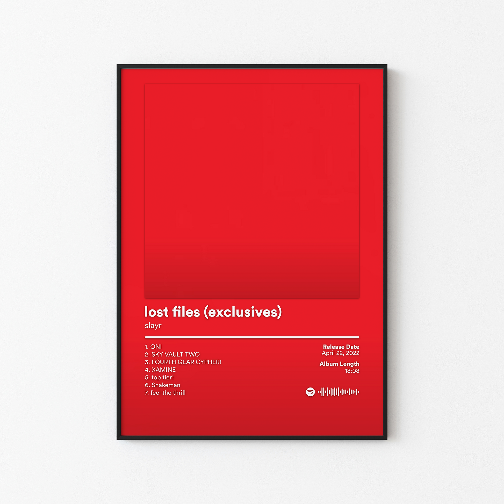 slayr lost files exclusives Album Poster