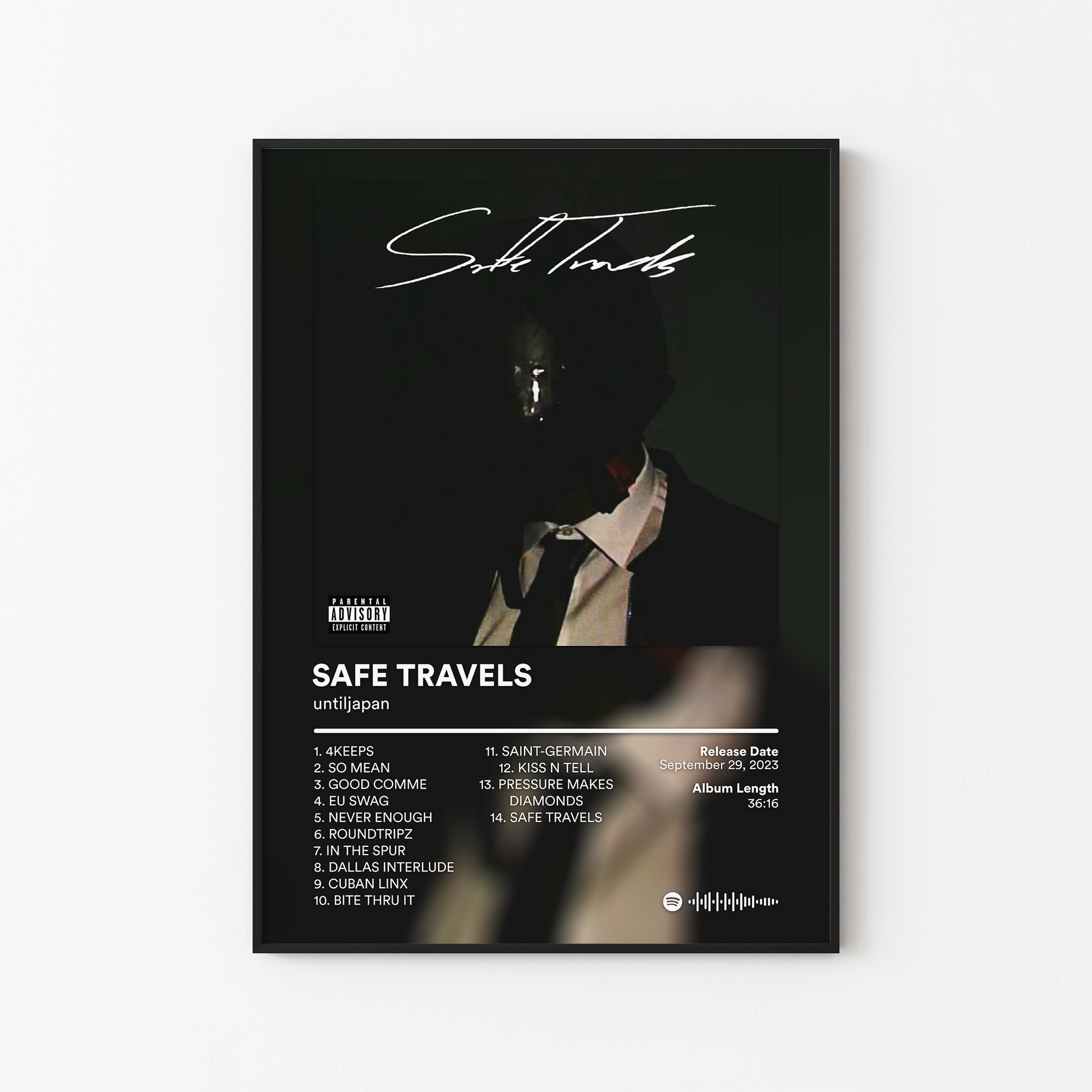 untiljapan SAFE TRAVELS Album Poster