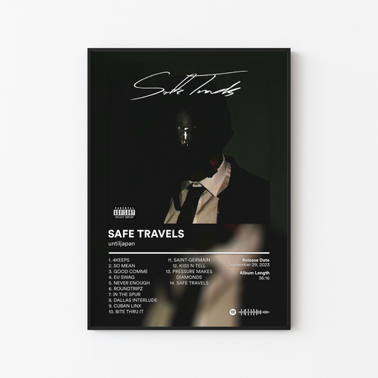 untiljapan SAFE TRAVELS Album Poster