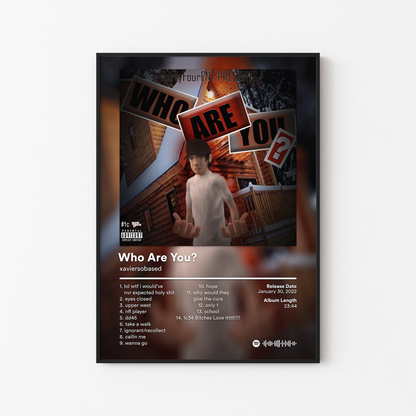 xaviersobased Who Are You Album Poster