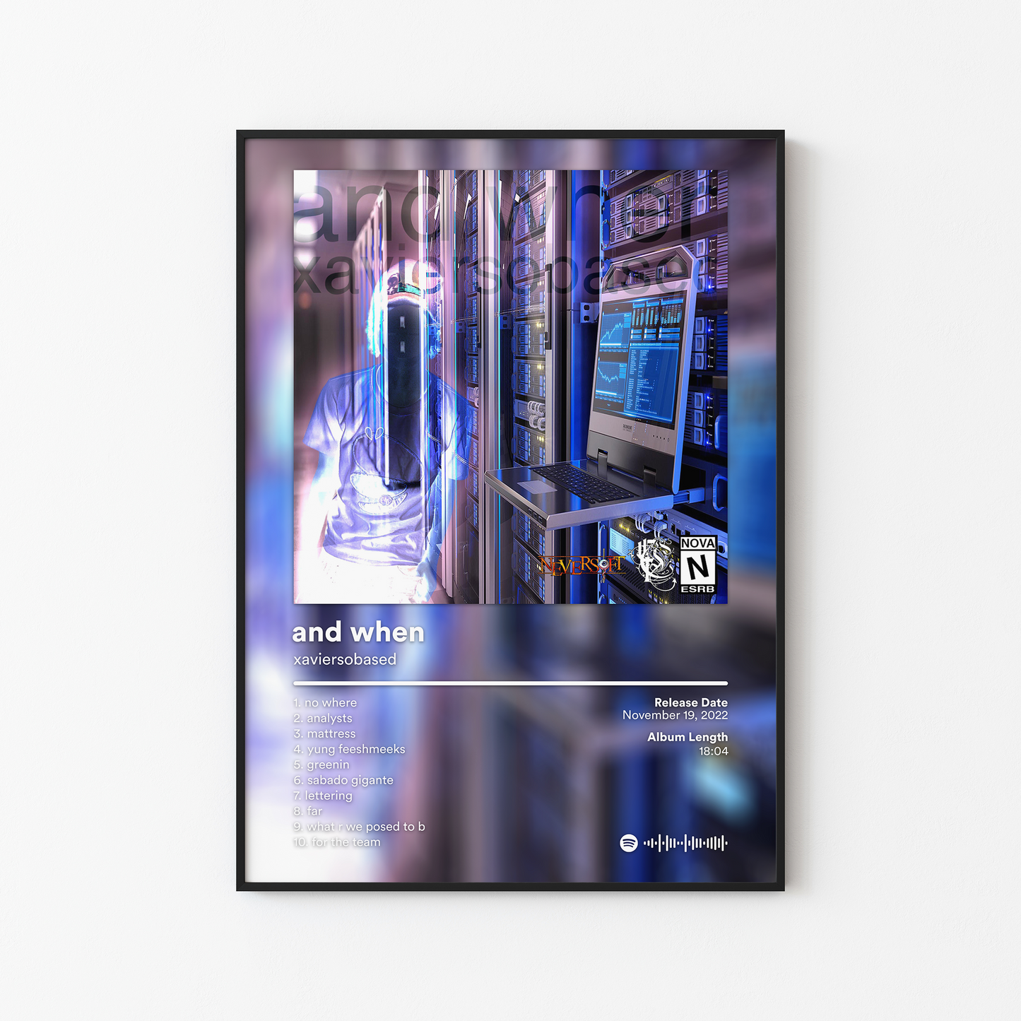 xaviersobased and when Album Poster