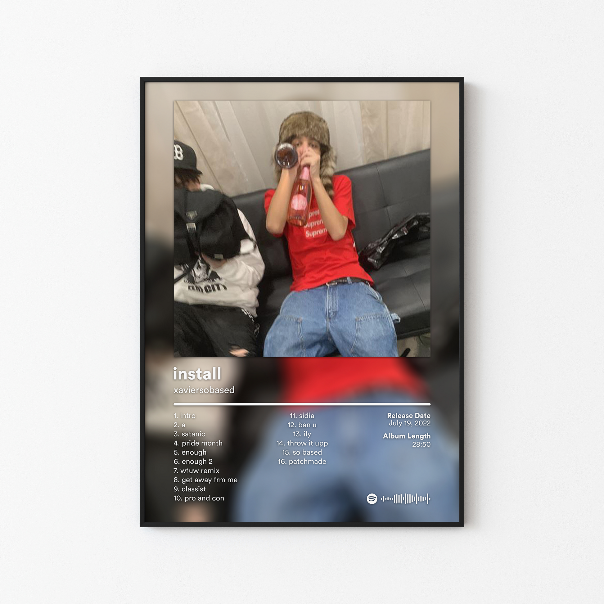 xaviersobased install Album Poster